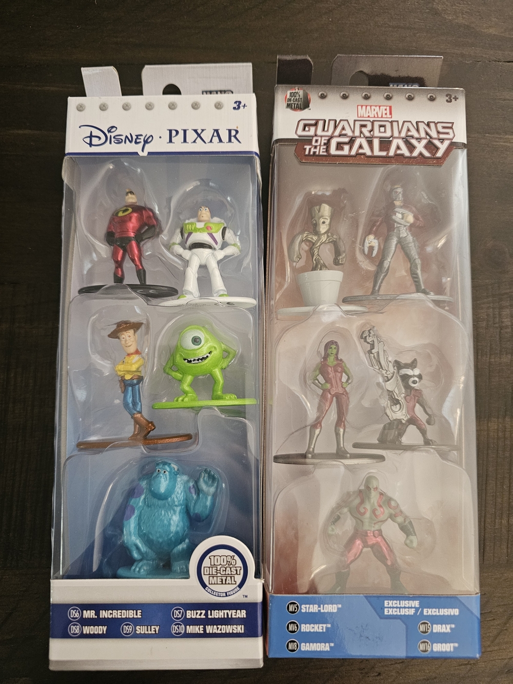 Multicolor Kids Die-Cast Action Figure Pack - Pixar & Guardians Of The Galaxy